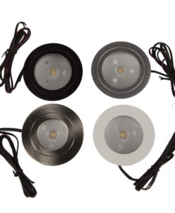 2.5 W, 2 ¾" Diameter Dimmable Warm White LED Cabinet Lights (DC)
