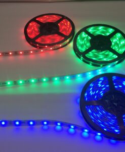 Flexible, Dimmable Indoor/Outdoor RGB LED Strip Lights (DC)