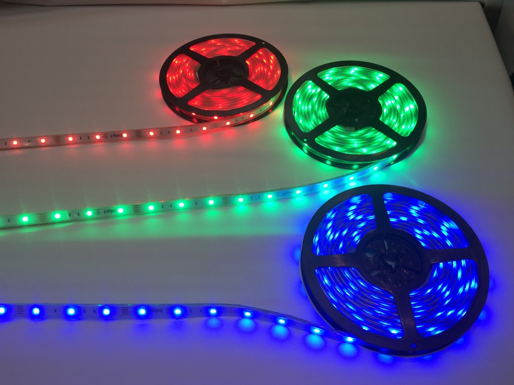 led light strip stuck on one color